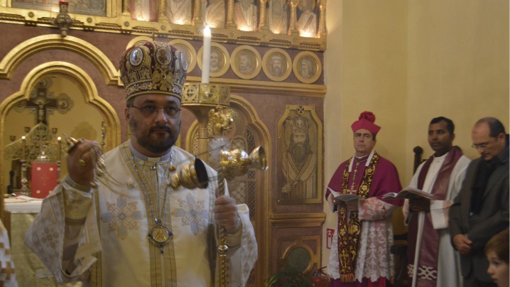 Vizita Nunțiului apostolic la Catedrala greco-catolică „Sfântul Vasile cel Mare” din București